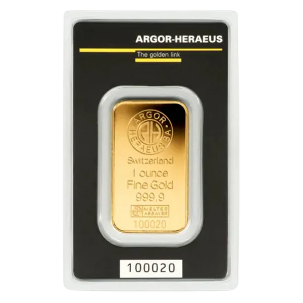 Argor-Heraeus 1oz Gold Bar