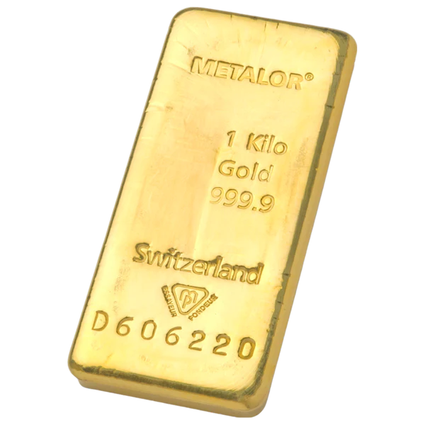 Metalor 1kg Gold Bar