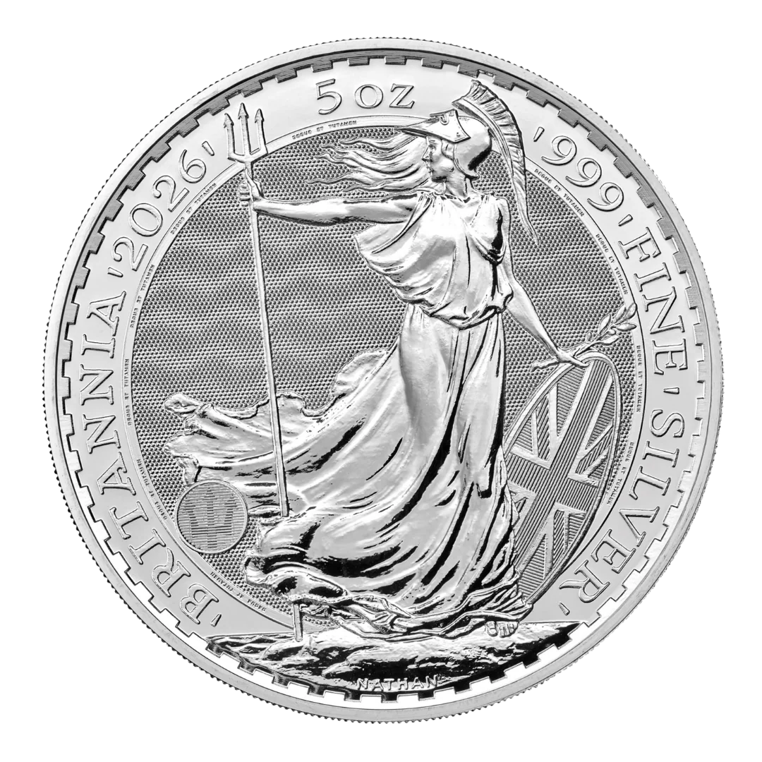 2026 Britannia 5oz Silver Bullion Coin
