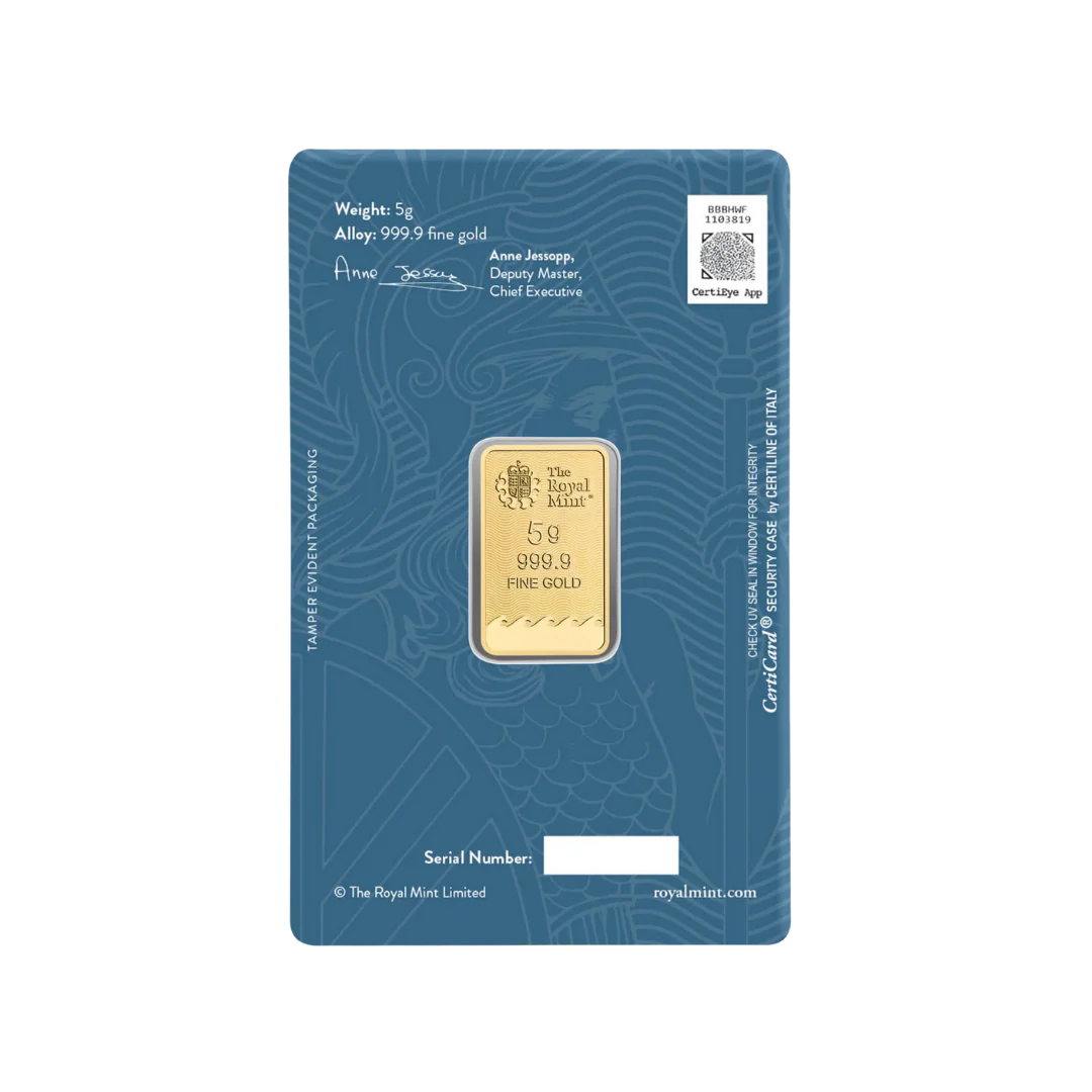 5g Britannia Gold Bar - Image 2