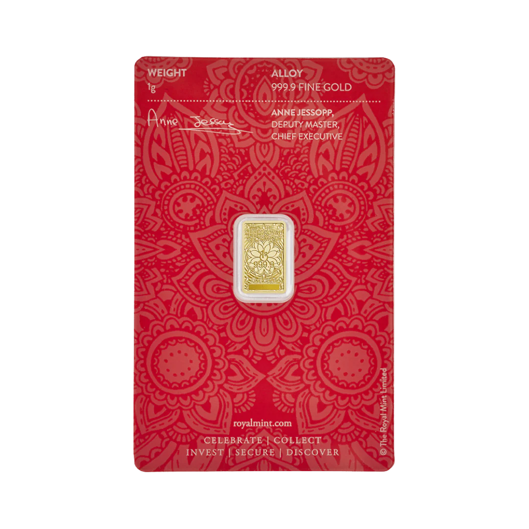 1g Lakshmi Gold Bar - Image 4