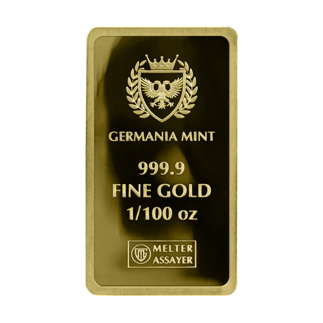 Germania Mint 1/100oz Au999.9 Stamped Bar Proof - Image 3