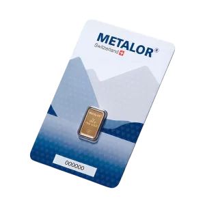 Metalor 1g Gold Bar