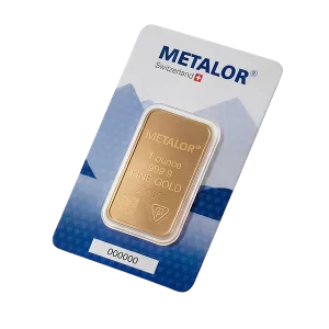 Metalor 1oz Gold Bar